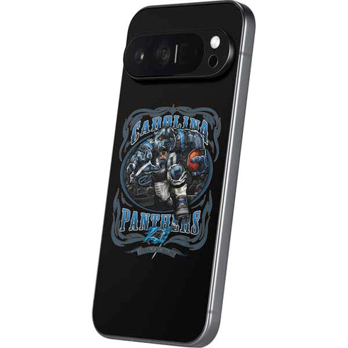 Liquid Blue NFL Carolina Panthers Running Back Pixel 9 Pro XL Skin